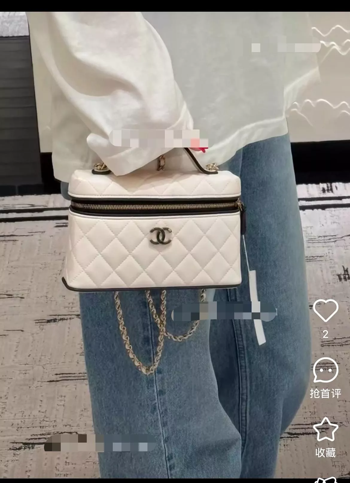 26SS 熊貓拼色LP盒子包｜白黑撞色飯盒包 17cm