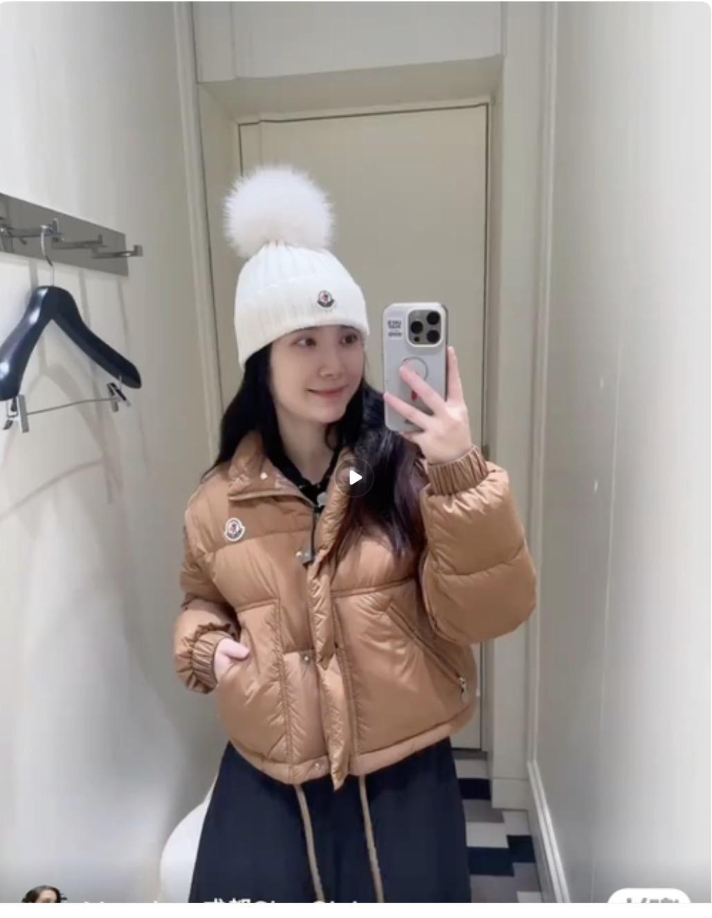 棕色 MONCLER Selle 二合一可拆袖短版羽絨外套｜1／2／3