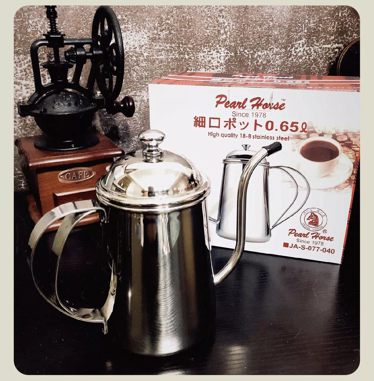 日本寶馬Peral Horse 650ml 細口手沖壺