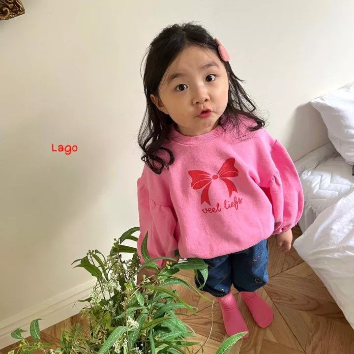 蝴蝶結燈籠袖上衣