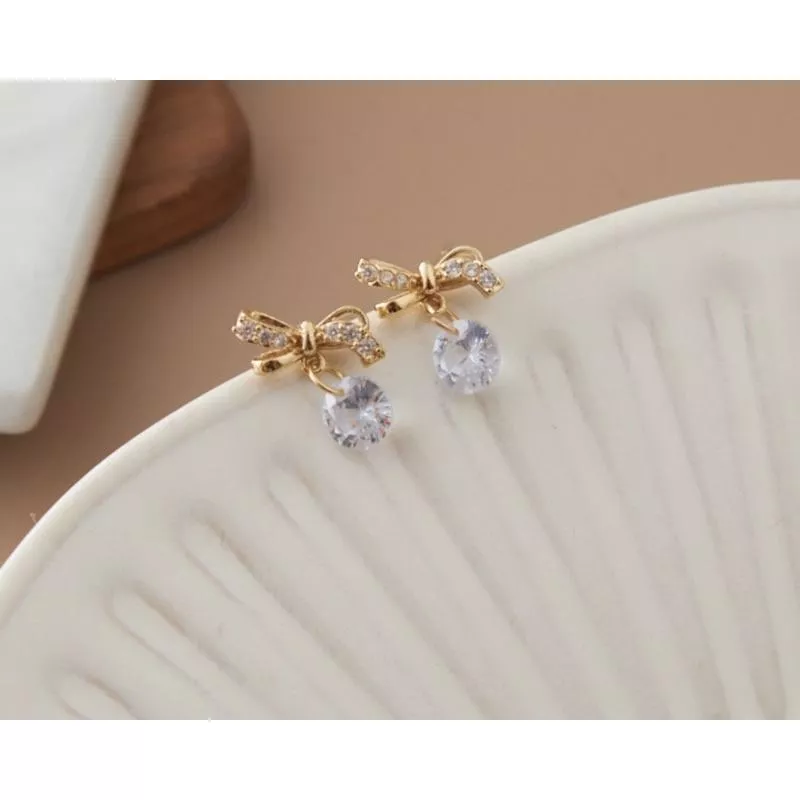 韓國耳環 節蘭耳環