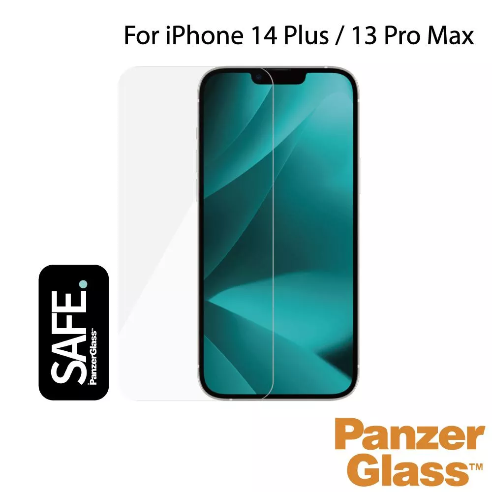 PanzerGlass iPhone 14 Plus SAFE 2.5D耐衝擊高透鋼化玻璃保護貼
