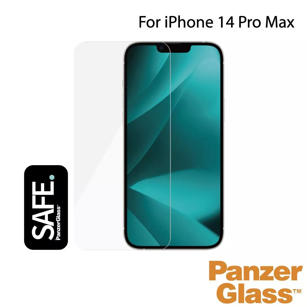 PanzerGlass iPhone 14 Pro Max SAFE 2.5D耐衝擊高透鋼化玻璃保護貼