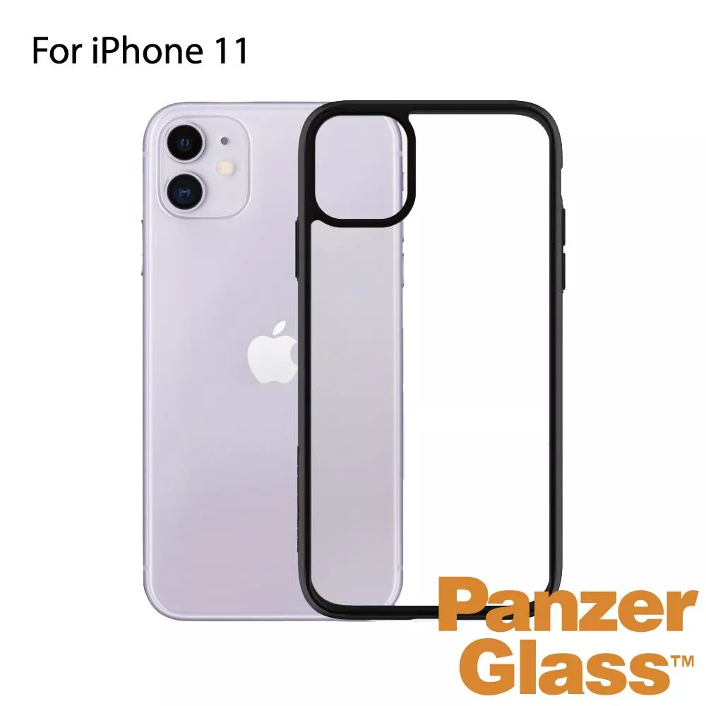 PanzerGlass iPhone 11 耐衝擊強化輕薄漾玻黑框防摔殼
