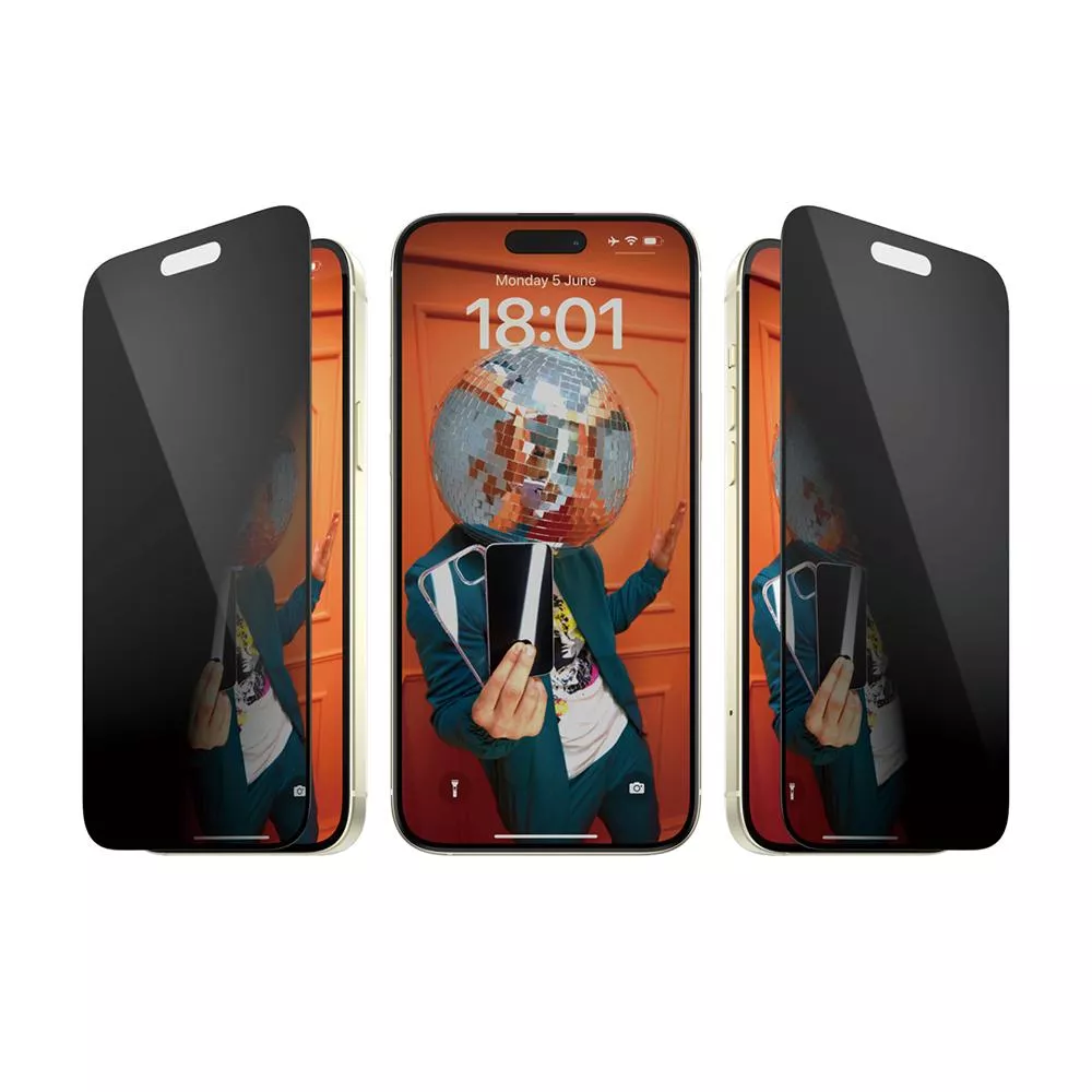 【PanzerGlass】iPhone 15 Plus 6.7吋 Privacy 2.5D 耐衝擊高透防窺玻璃保護貼