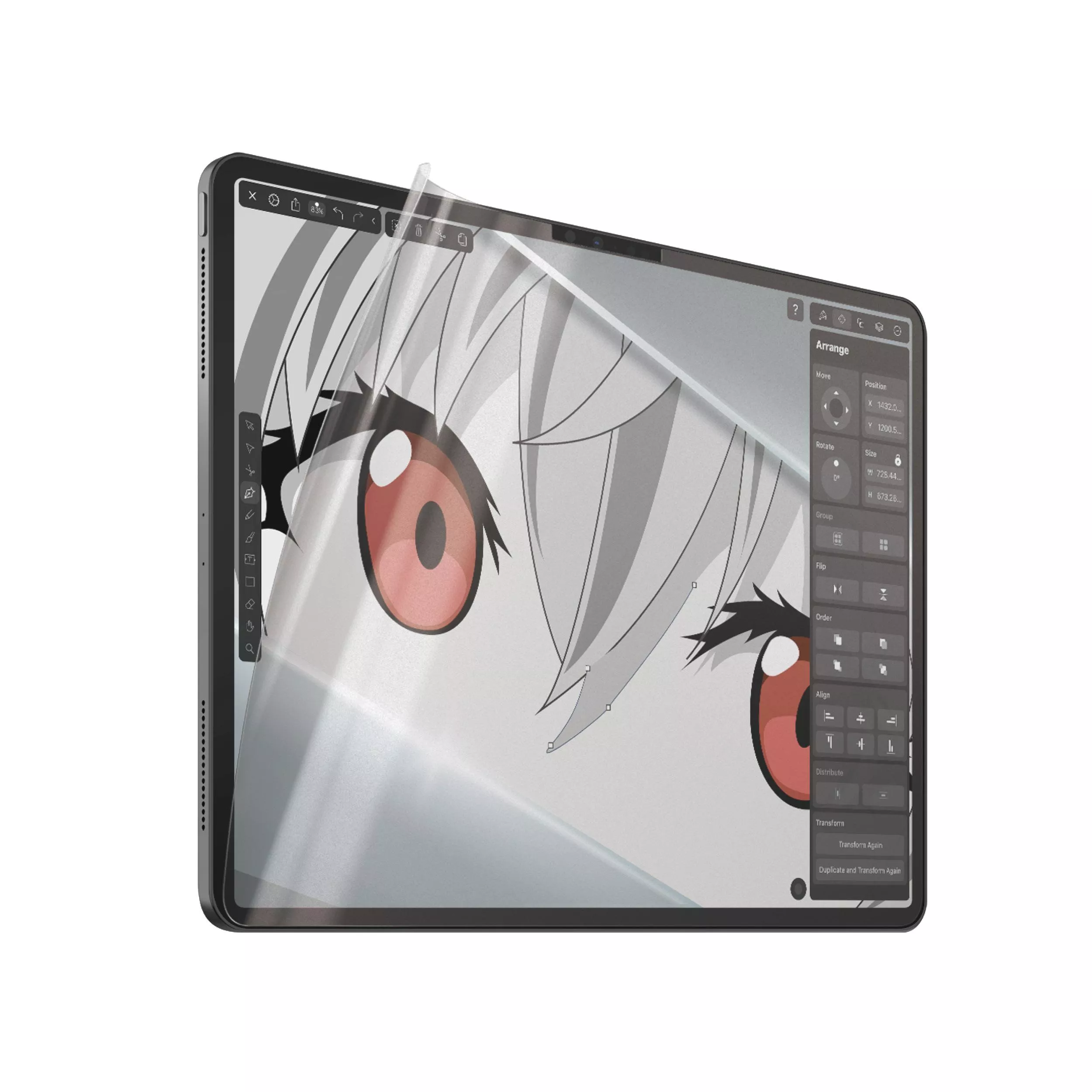 PanzerGlass iPad Air/Pro 12.9吋 類紙膜(文書繪圖)抗刮防指紋保護貼(2024)