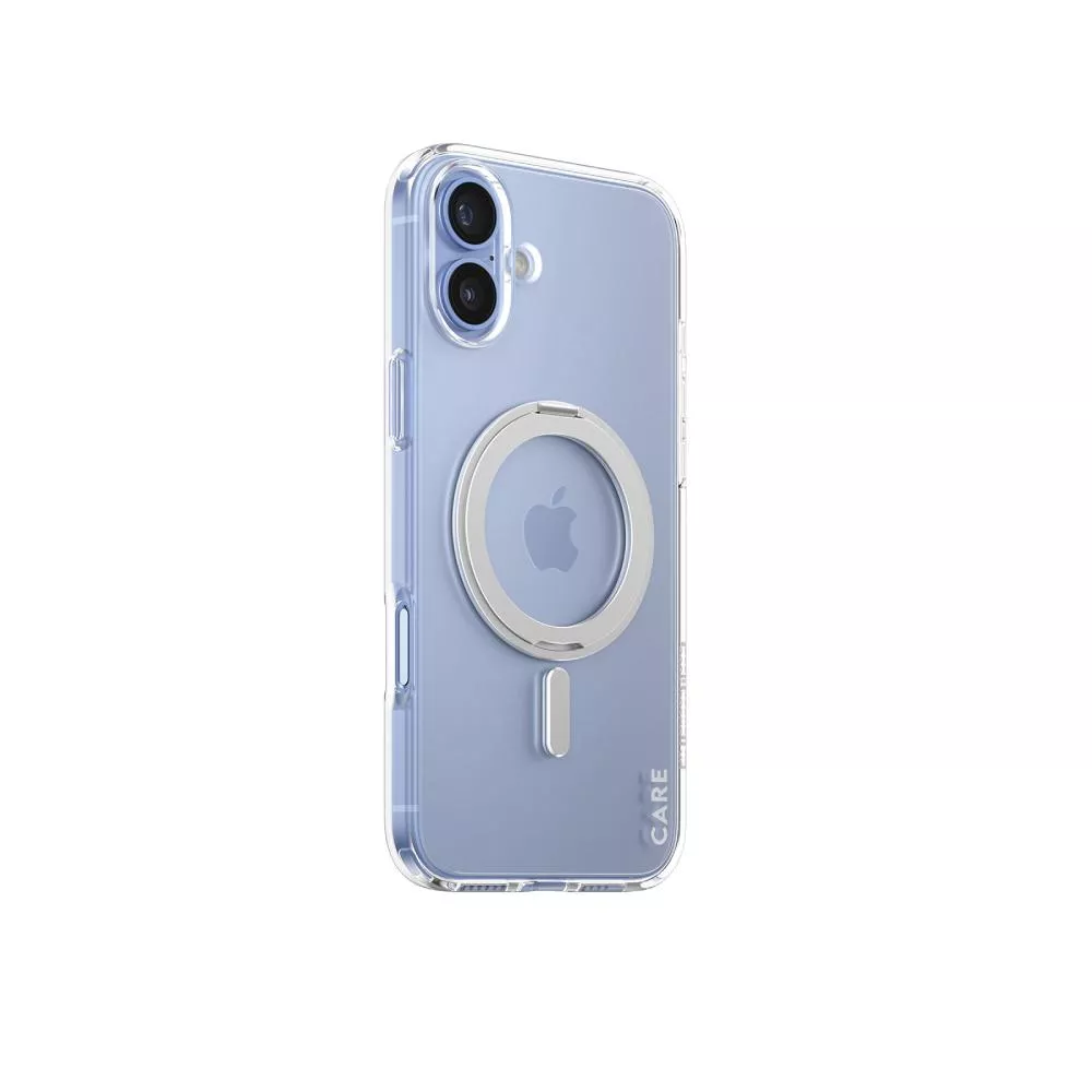 【PanzerGlass】iPhone 16 Plus 6.7吋 Feature 磁吸支架透明防摔殼(透銀)
