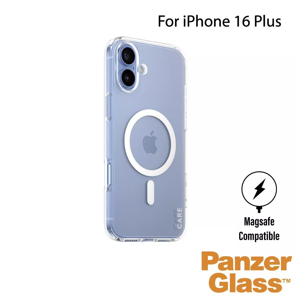 【PanzerGlass】iPhone 16 Plus 6.7吋 Flagship 磁吸透明防摔殼(透白)