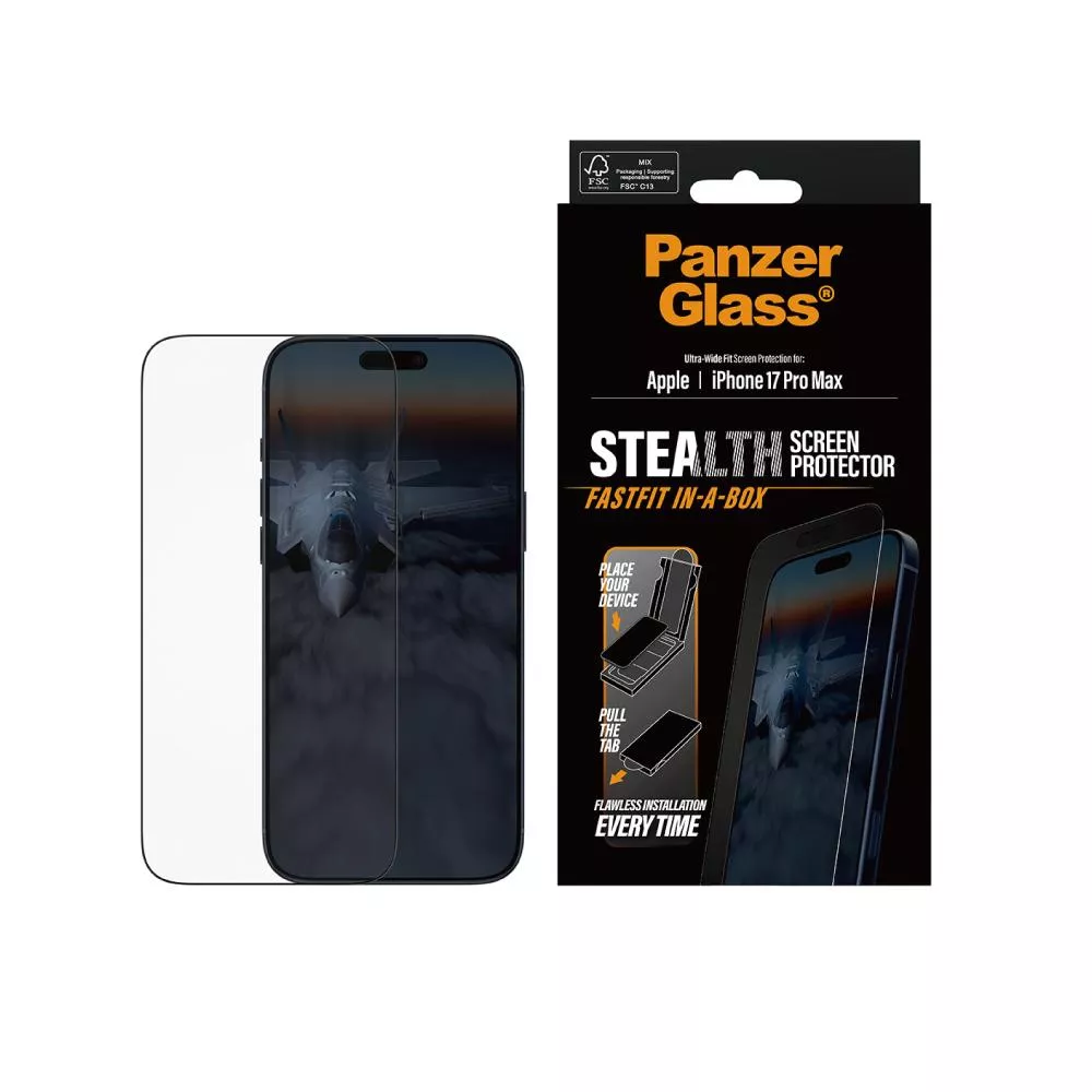 【PanzerGlass】iPhone 17 Pro Max 6.9吋 EyeCare 2.5D 耐衝擊抗藍光反射保護貼(含貼膜神器)