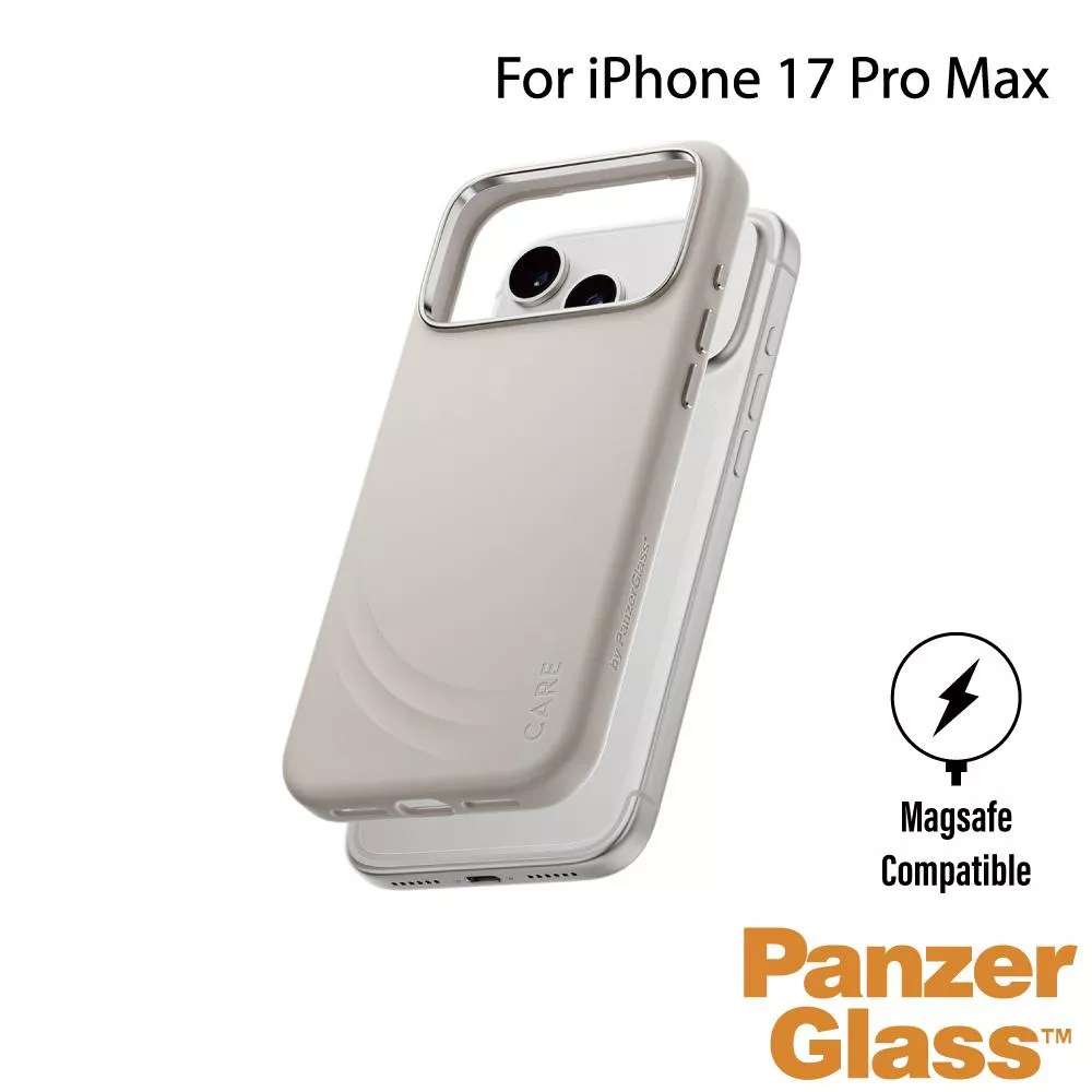 【PanzerGlass】iPhone 17 Pro Max 6.9吋 FLOW 親膚磁吸防摔殼金屬鍵款(香草)