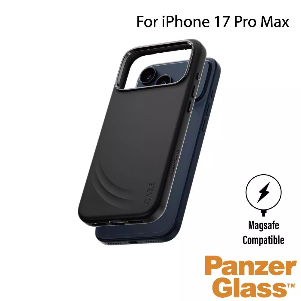 【PanzerGlass】iPhone 17 Pro Max 6.9吋 FLOW 親膚磁吸防摔殼金屬鍵款(黑)