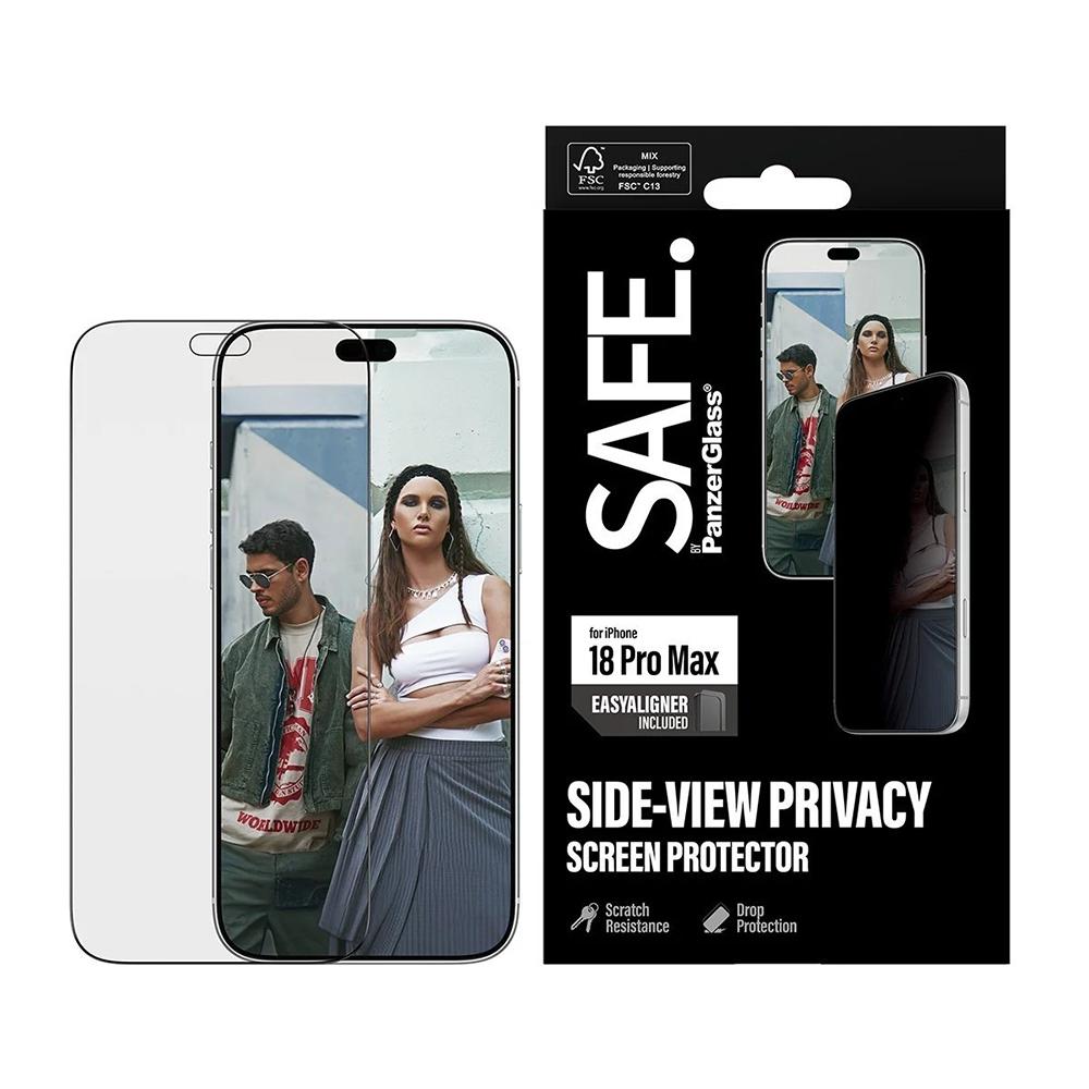 PanzerGlass iPhone 18 Pro 6.3吋 SAFE Privacy 2.5D 耐衝擊高透防窺玻璃保護貼