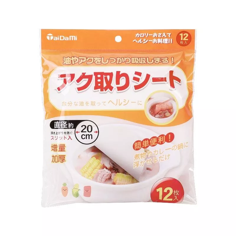 煲湯吸油浮沫濾油紙/12入