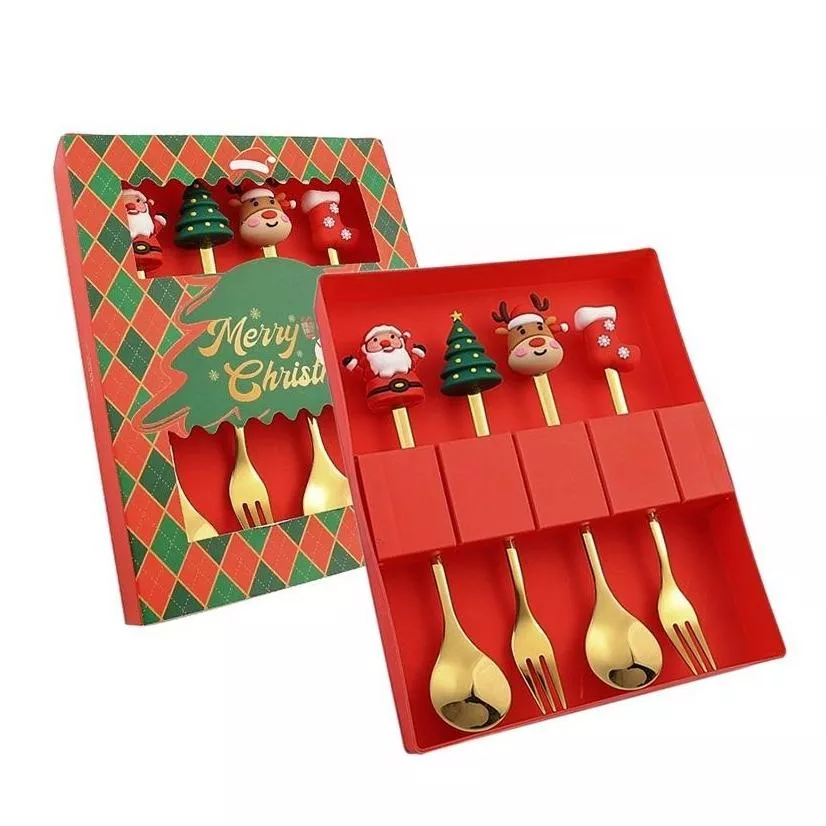 聖誕不鏽鋼湯匙禮盒