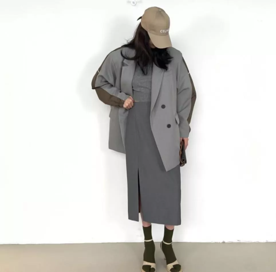 帥氣拼接風防風外套