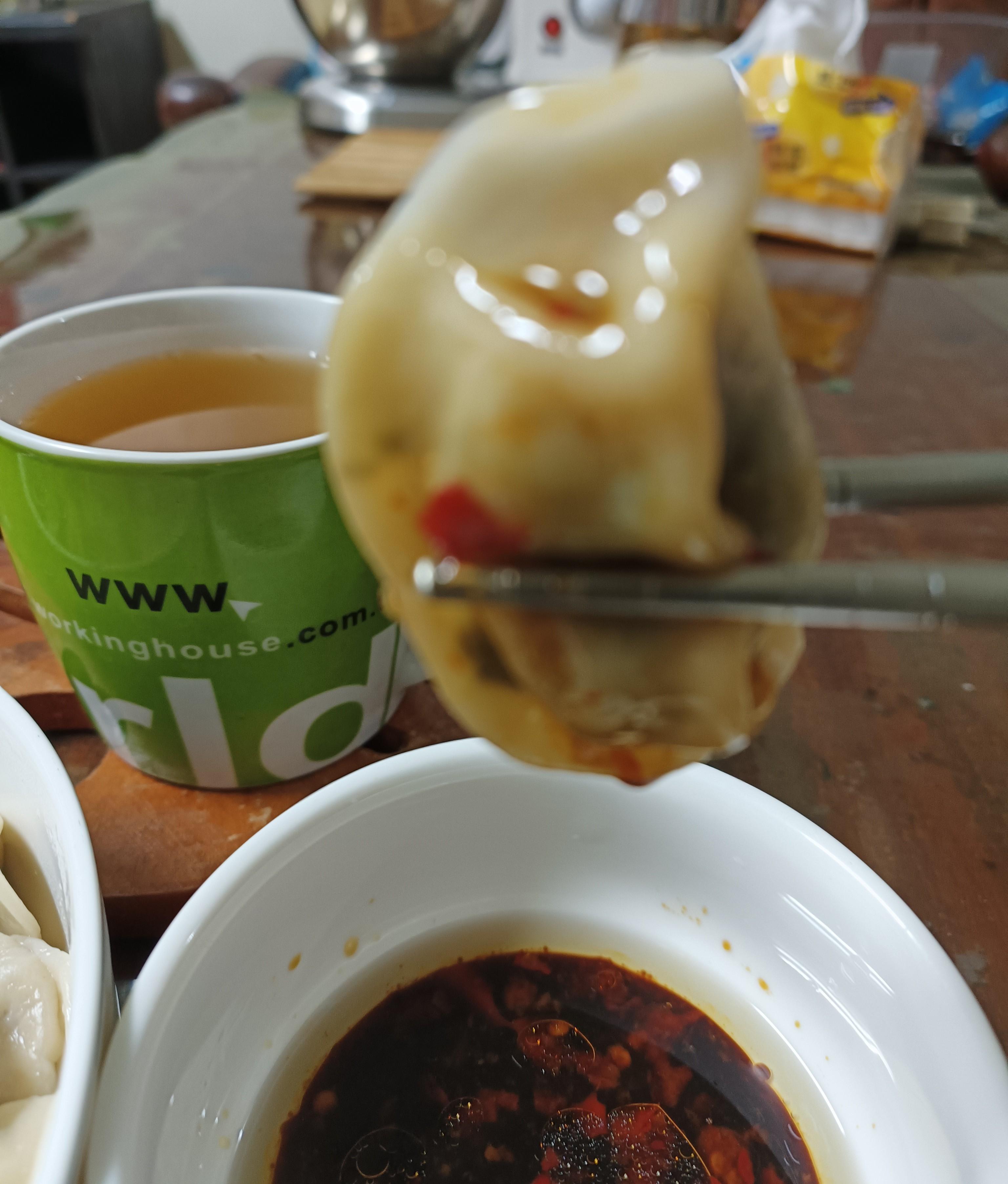 香菜水餃