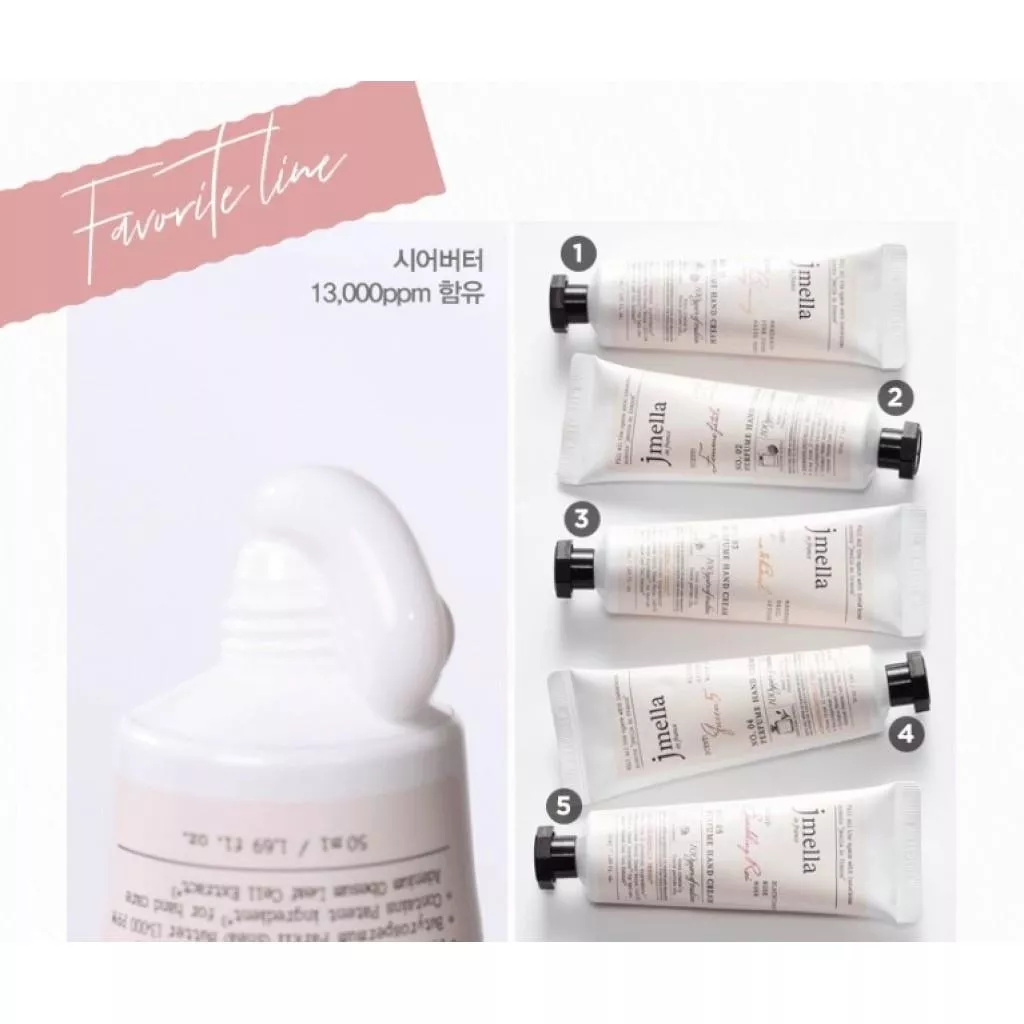 韓國 jmella 絕世頂級法國調香護手霜禮盒(5入/盒)