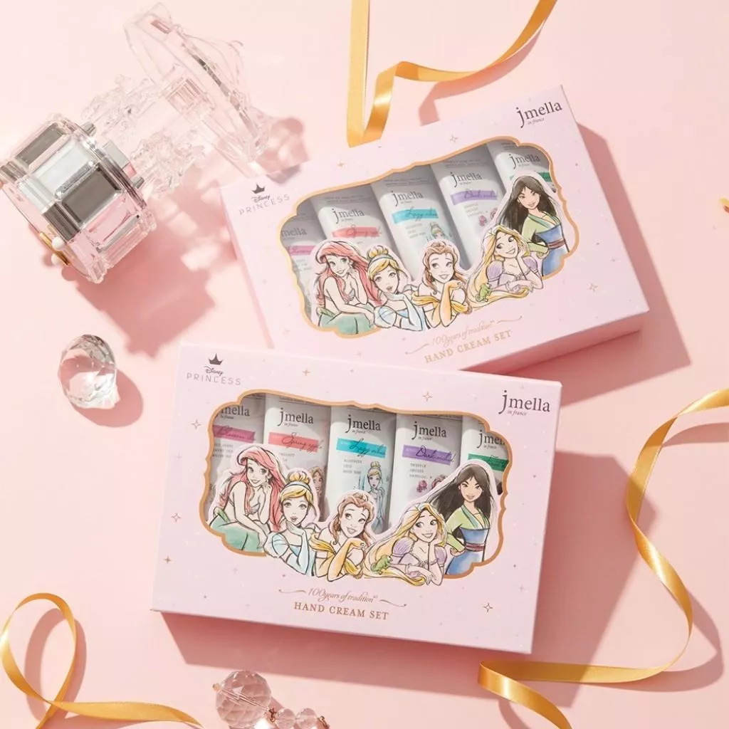 迪士尼公主限量聯名 頂級法國調香護手霜禮盒(5入/盒)