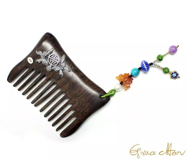 💞情定終身💞 #木梳 #水晶配件