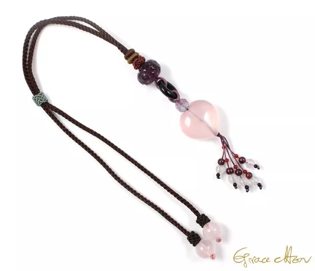 💗好人緣爆棚💗 #粉晶 #吊飾