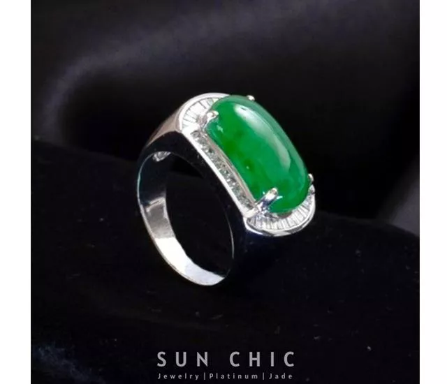 🔘《翡翠T鑽戒指》🔘 #翡翠