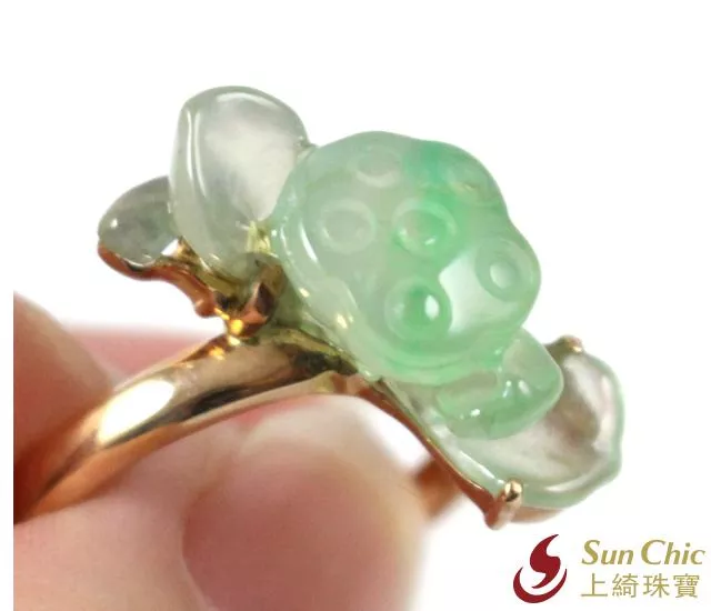 🪷出淤泥而不染🪷 #冰綠玉戒