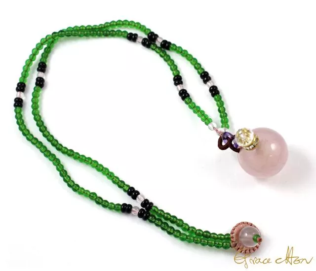 🎀粉色罐罐🎀 #粉晶瓶 #項鍊