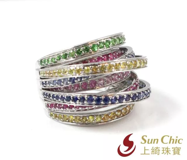 🎶呼拉呼拉圈🎶 #彩寶戒指 #K金戒