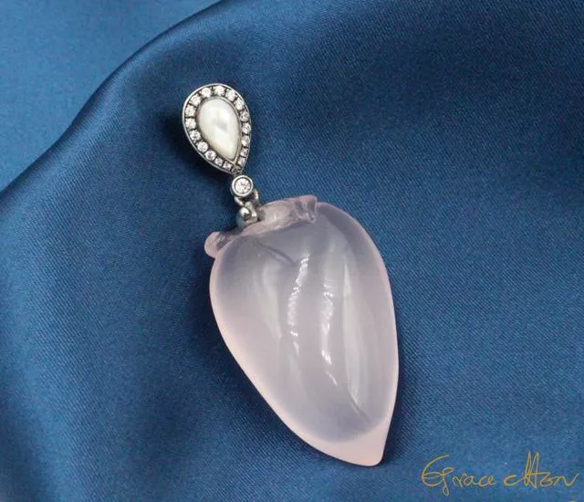 🍑Momo🍑 #粉晶 #墜子