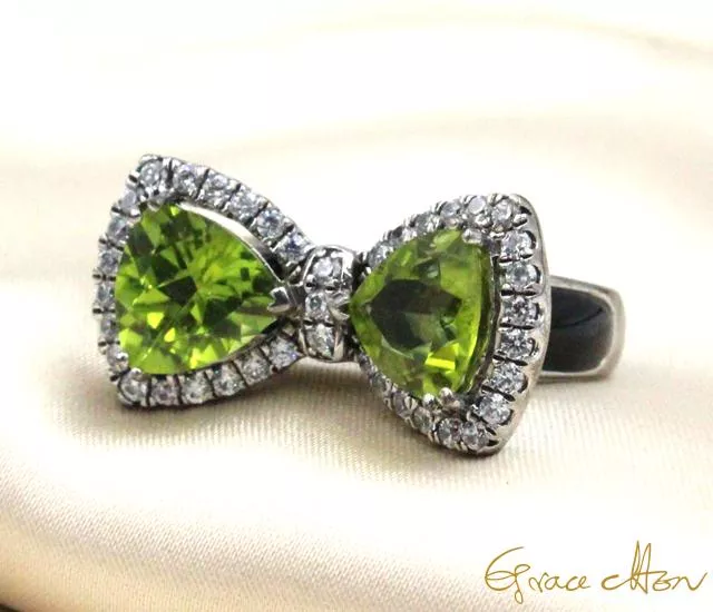 🎀啾就🎀 #橄欖石 #蝴蝶結