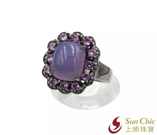 🟪紫色方糖🟪 #紫玉隨 #戒指