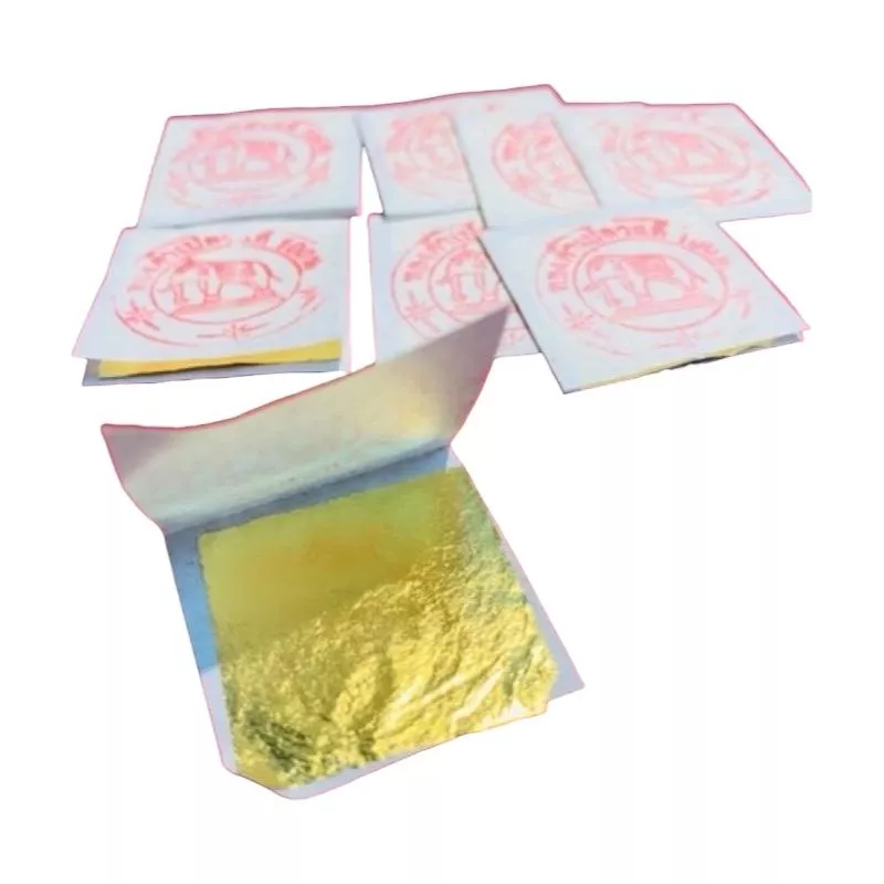 【泰國大象牌金箔】100%正品 供奉佛牌 佛像貼金 聖物還願 磁場加持 泰國進口 供佛專用金箔