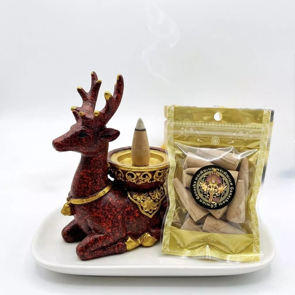 【泰國靈力塔香】 能量香錐 增強聖物香 供佛淨化空間塔香 多色能量香