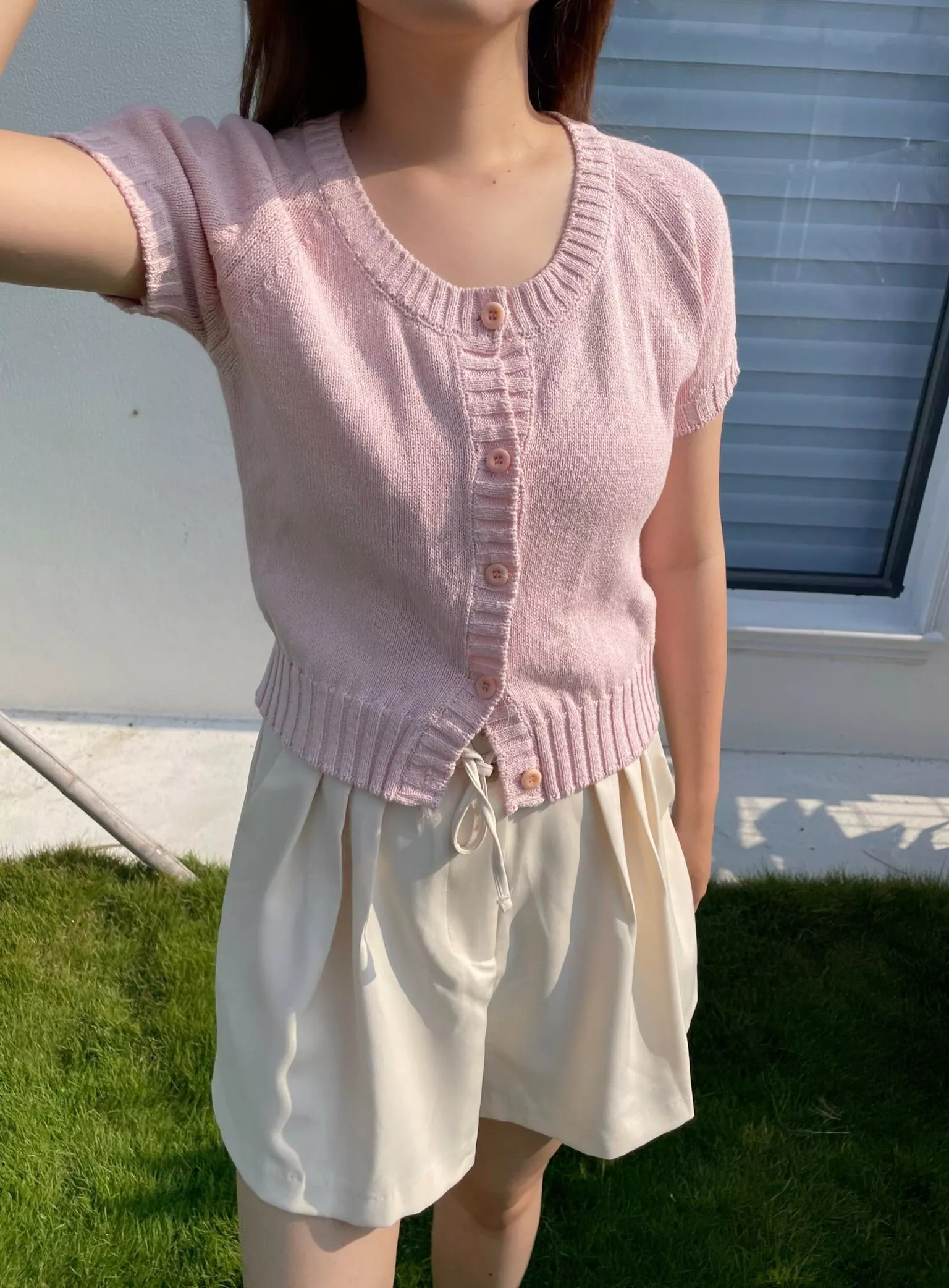 人間花朵✿短袖針織上衣