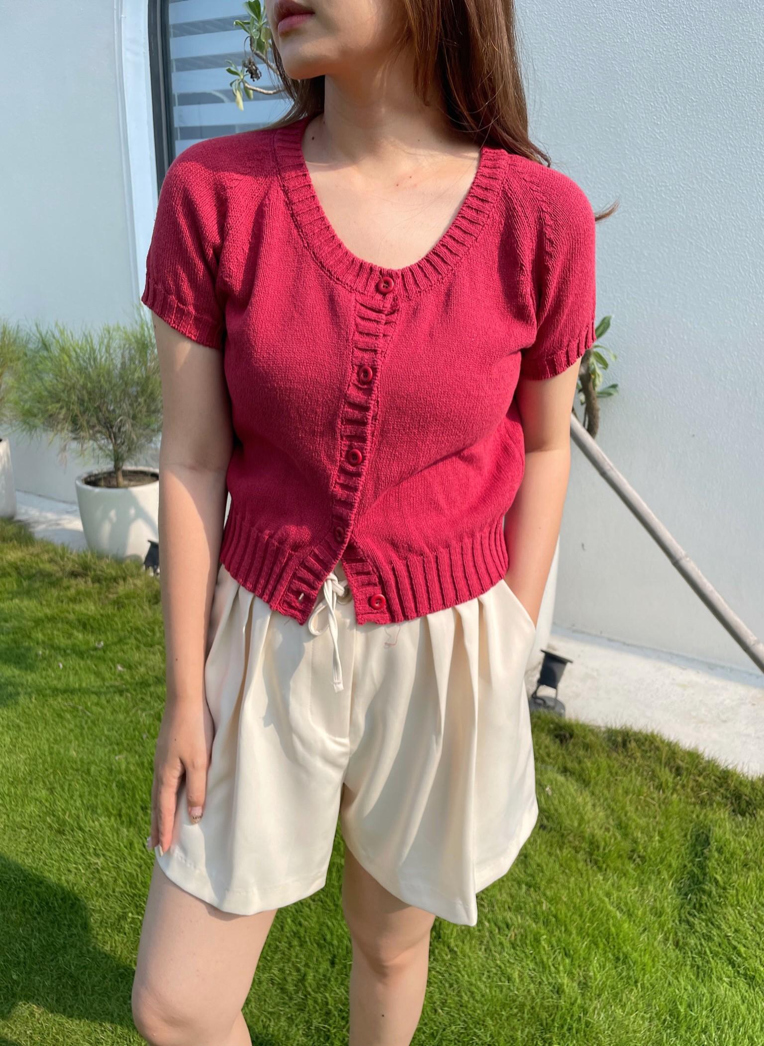 人間花朵✿短袖針織上衣