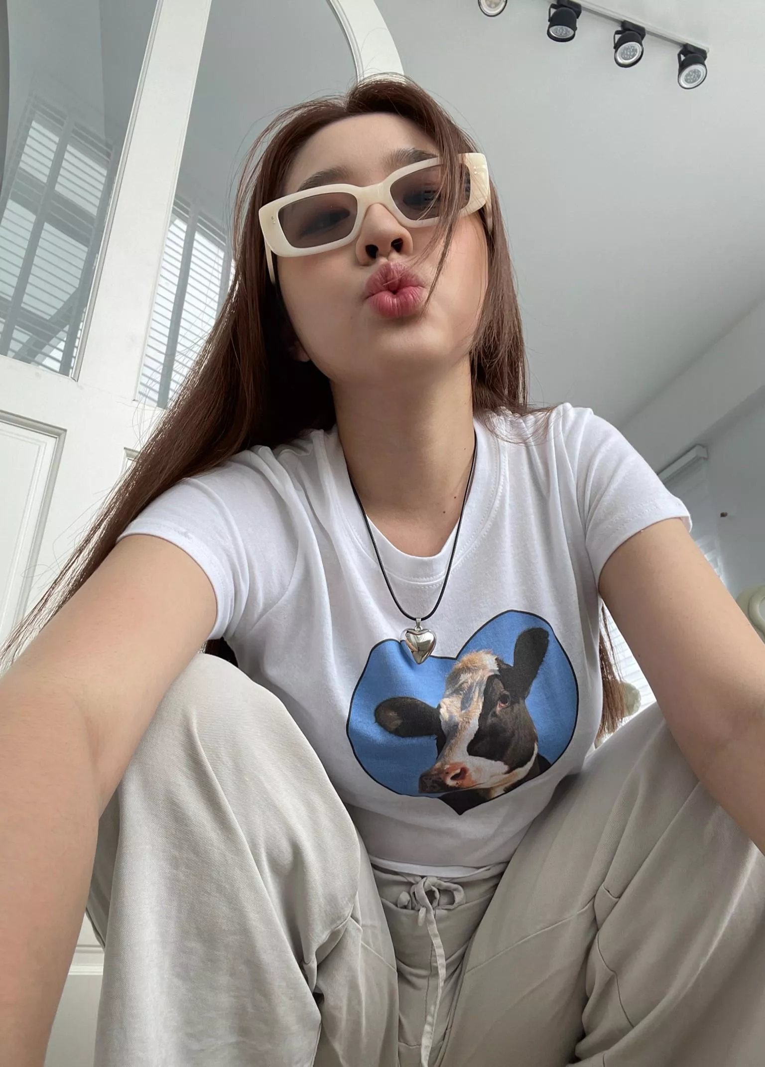 可愛牛牛短版上衣♫