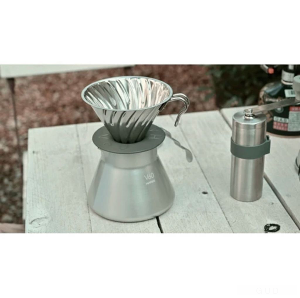 日本[HARIO] V60戶外用金屬濾杯02 (1-4杯)