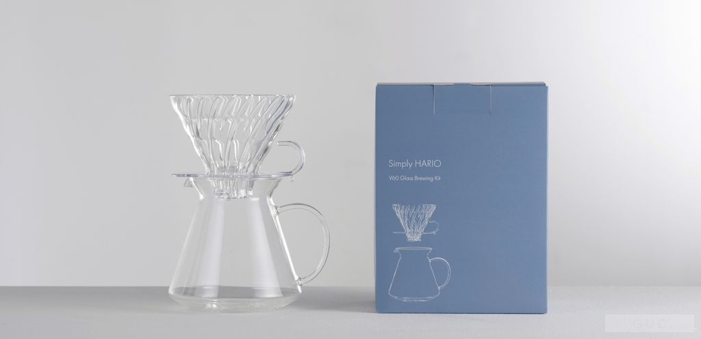 [HARIO] SIMPLY V60清透玻璃手冲套裝(600ml)