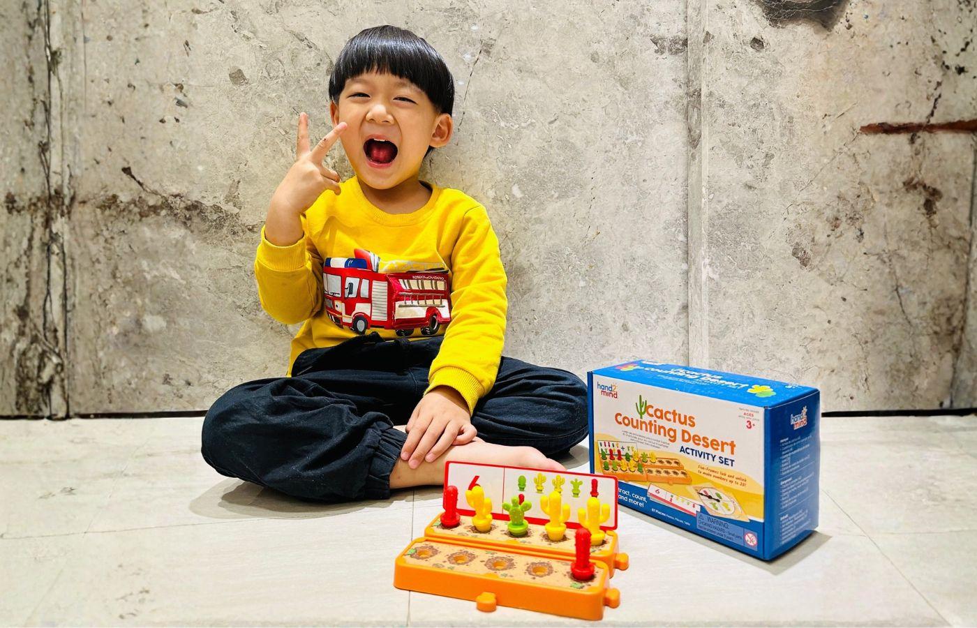 【開箱推薦】培養數感好幫手！讓可愛的仙人掌玩具，陪孩子從遊戲中學數學!