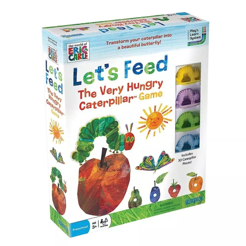 【美國Briarpatch】艾瑞卡爾繪本聯名益智桌遊 - 來餵毛毛蟲吧!