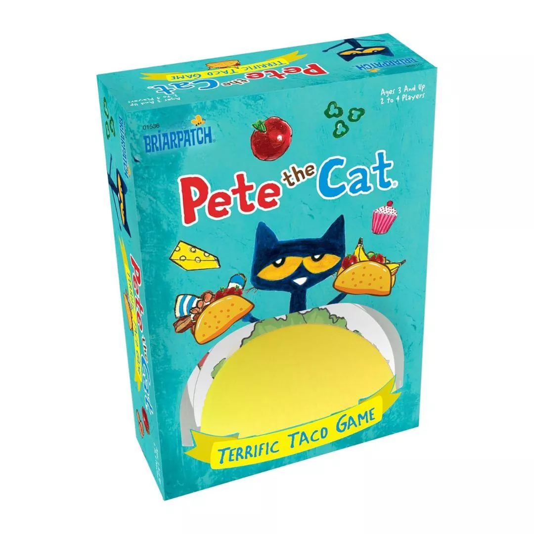 【美國Briarpatch】皮皮貓的瘋狂塔可餅 Pete the Cat 繪本聯名益智桌遊