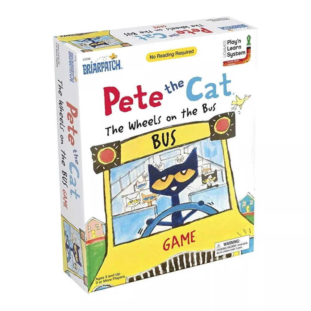 【美國Briarpatch】皮皮貓搭公車上學趣! 益智拼圖唱跳桌遊