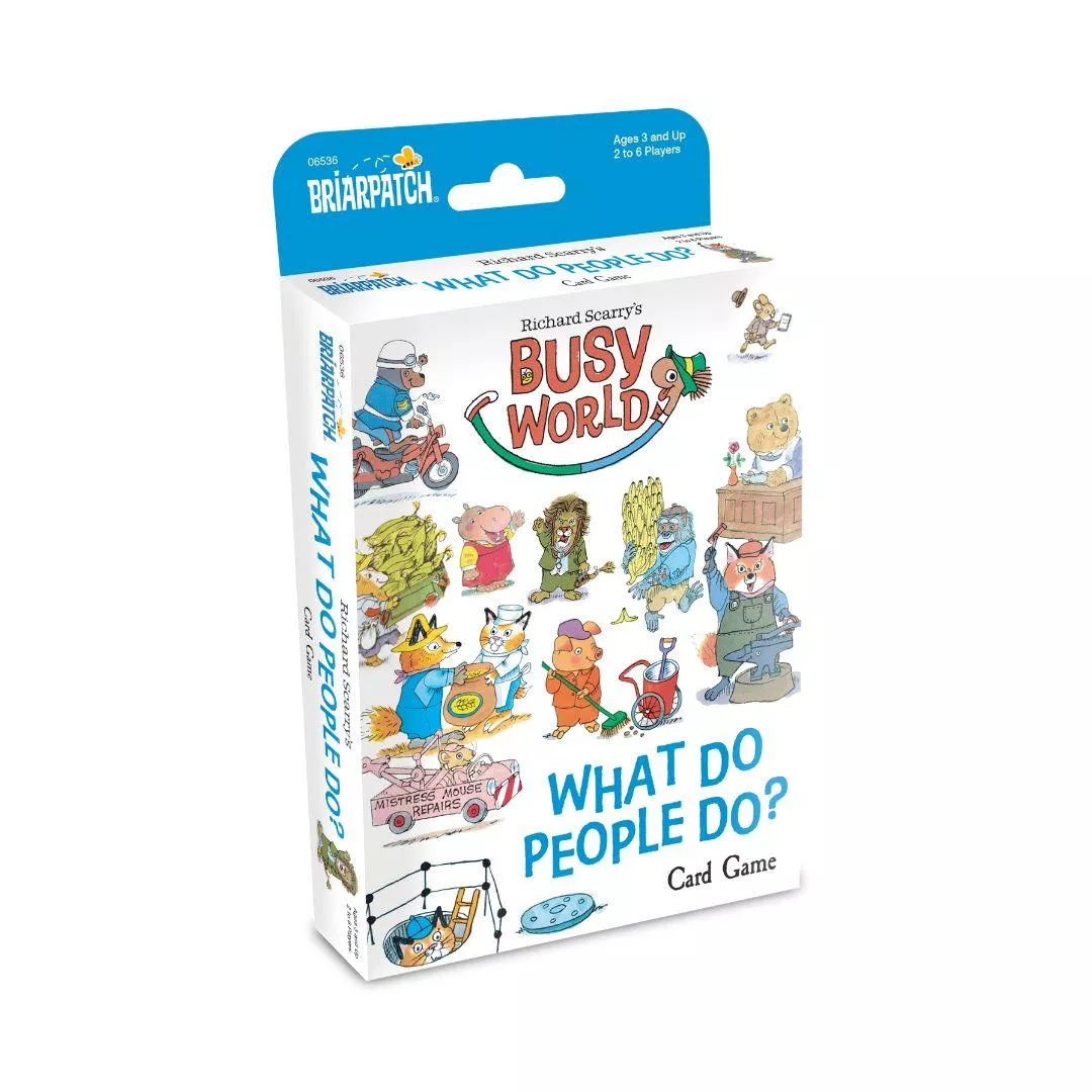【美國Briarpatch】理察斯凱瑞繪本聯名卡牌配對桌遊-人們都在做什麼?