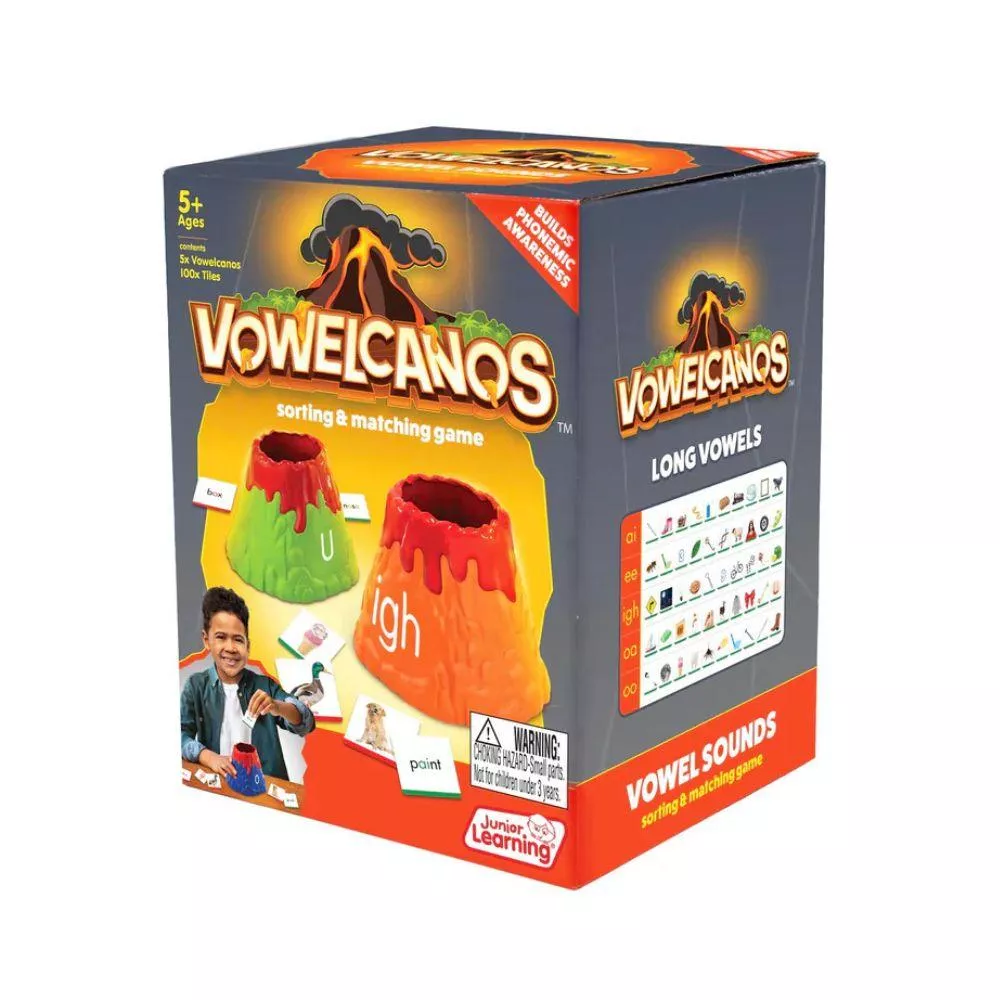 【美國Junior Learning】母音火山島 英文拼音學習遊戲