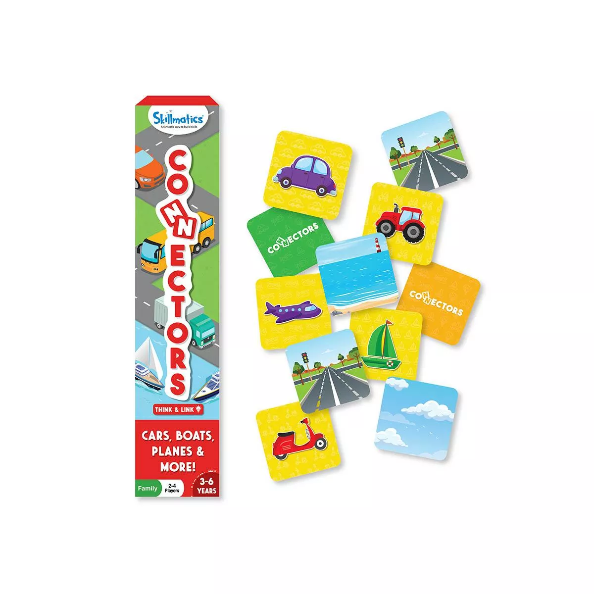 CONNECTORS 連連看益智桌遊 - 交通工具款