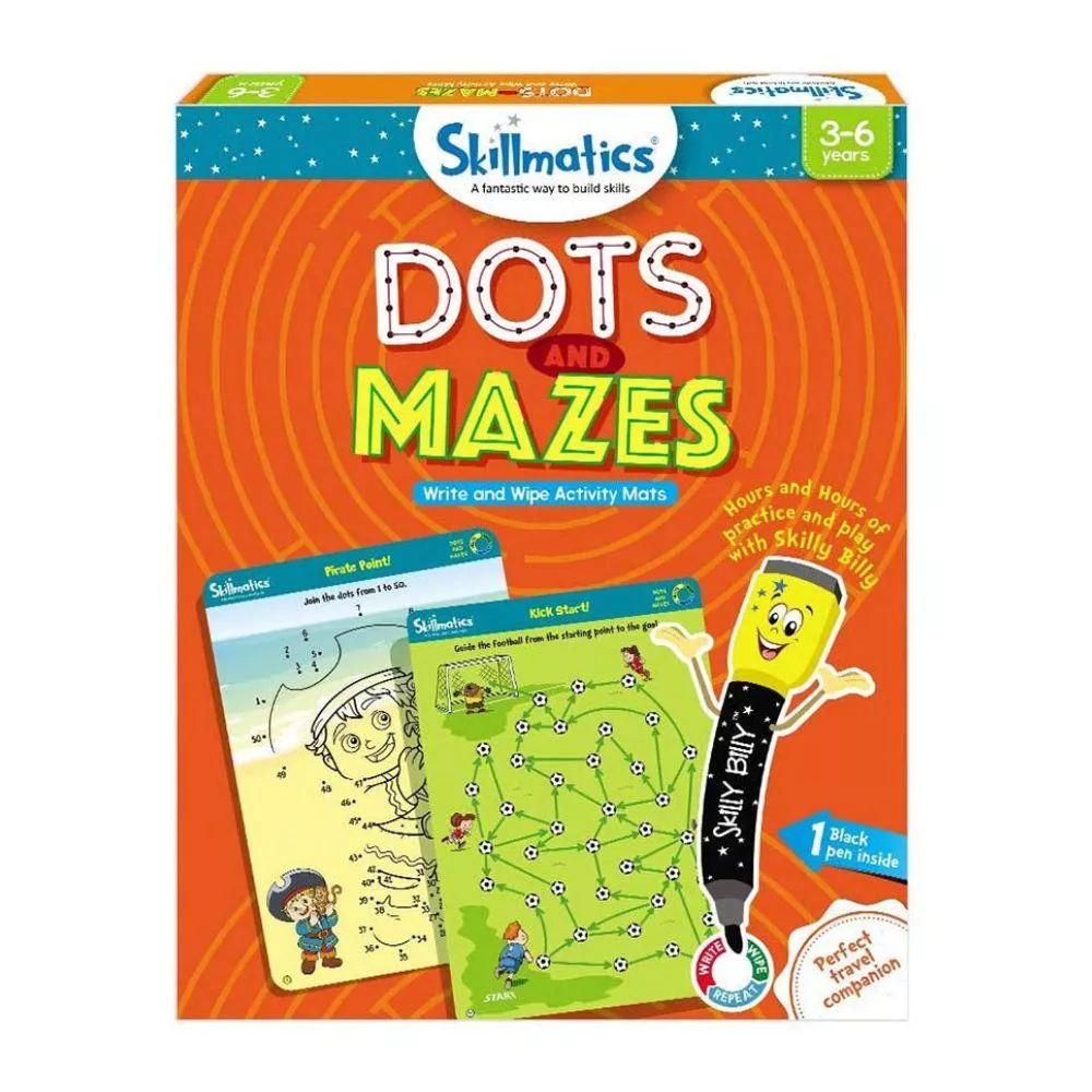 【印度Skillmatics】英文擦寫遊戲 - 迷宮與連連看