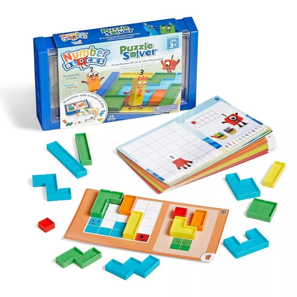 【美國hand2mind】Numberblocks數字積木 邏輯拼塊解密盒