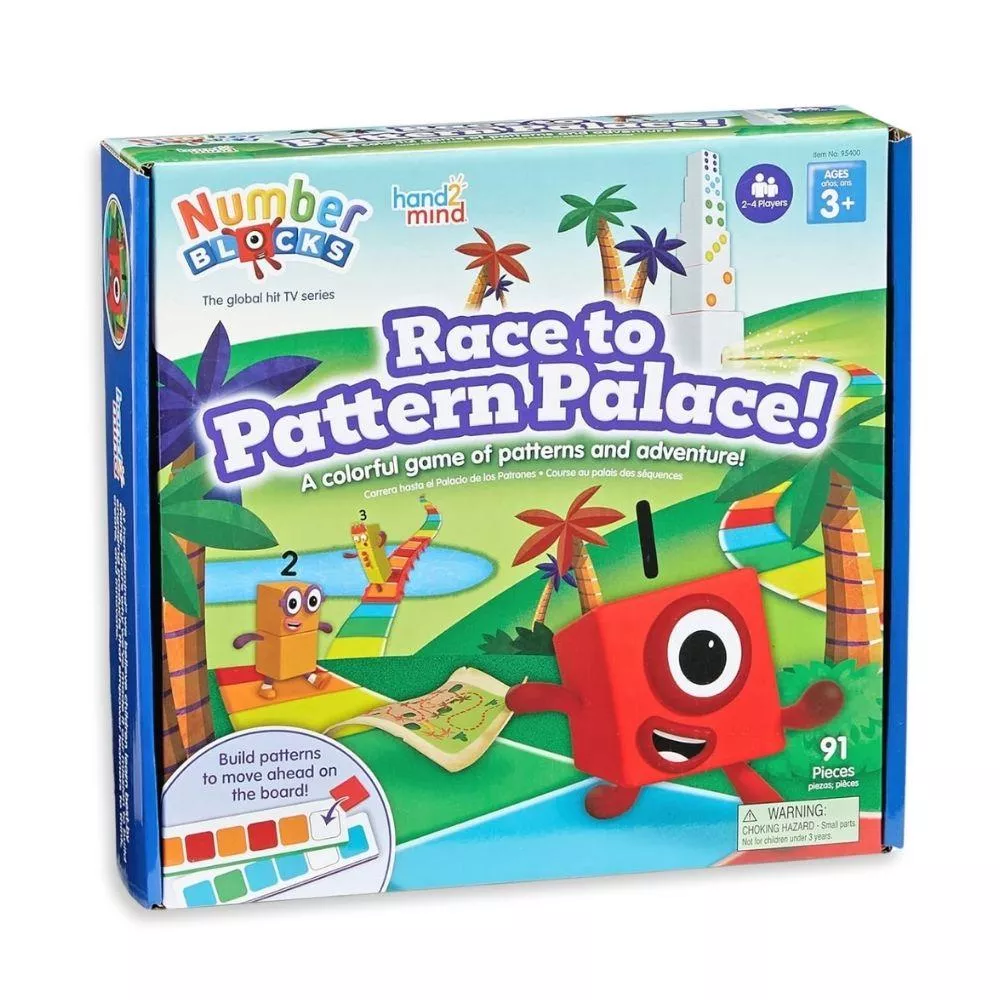 【美國hand2mind】Numberblocks數字積木 圖形宮殿挑戰賽益智桌遊