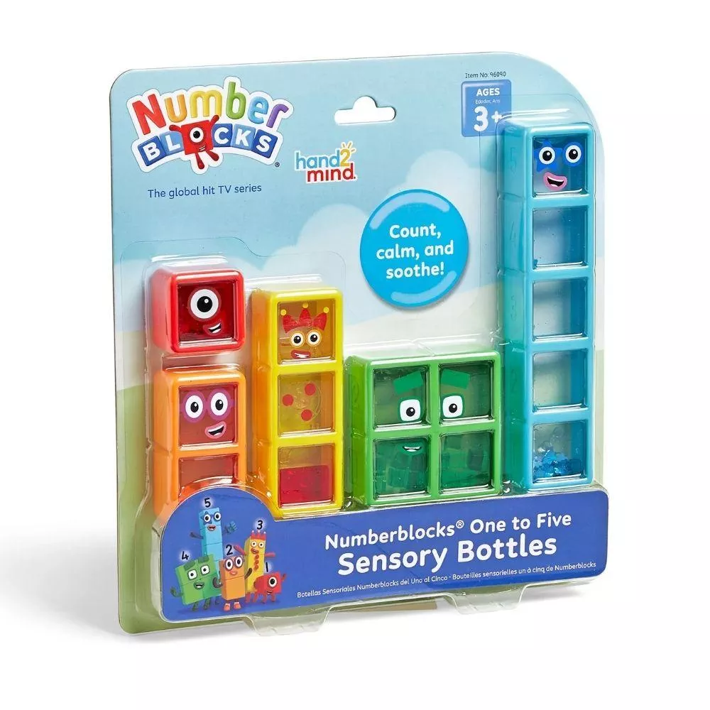 【美國hand2mind】Numberblocks數字積木 1-5感官瓶遊戲組