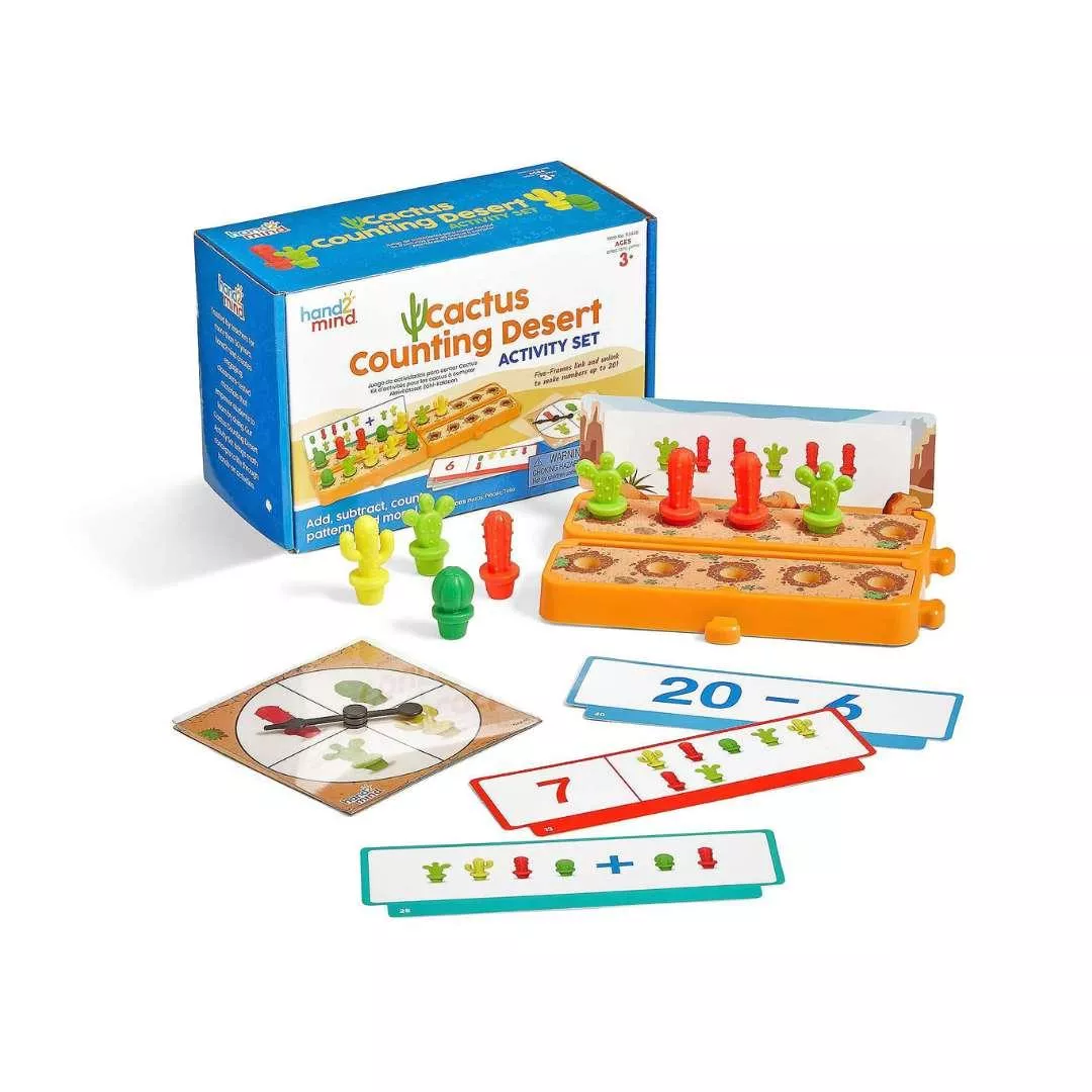 【美國hand2mind】益智數學教具-仙人掌算數遊戲組